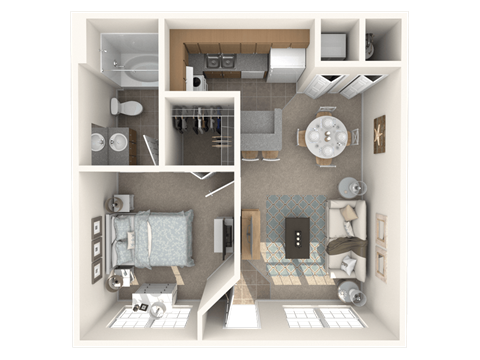 St John Floor Plan  at Bay Harbor, Fort Myers, 33919